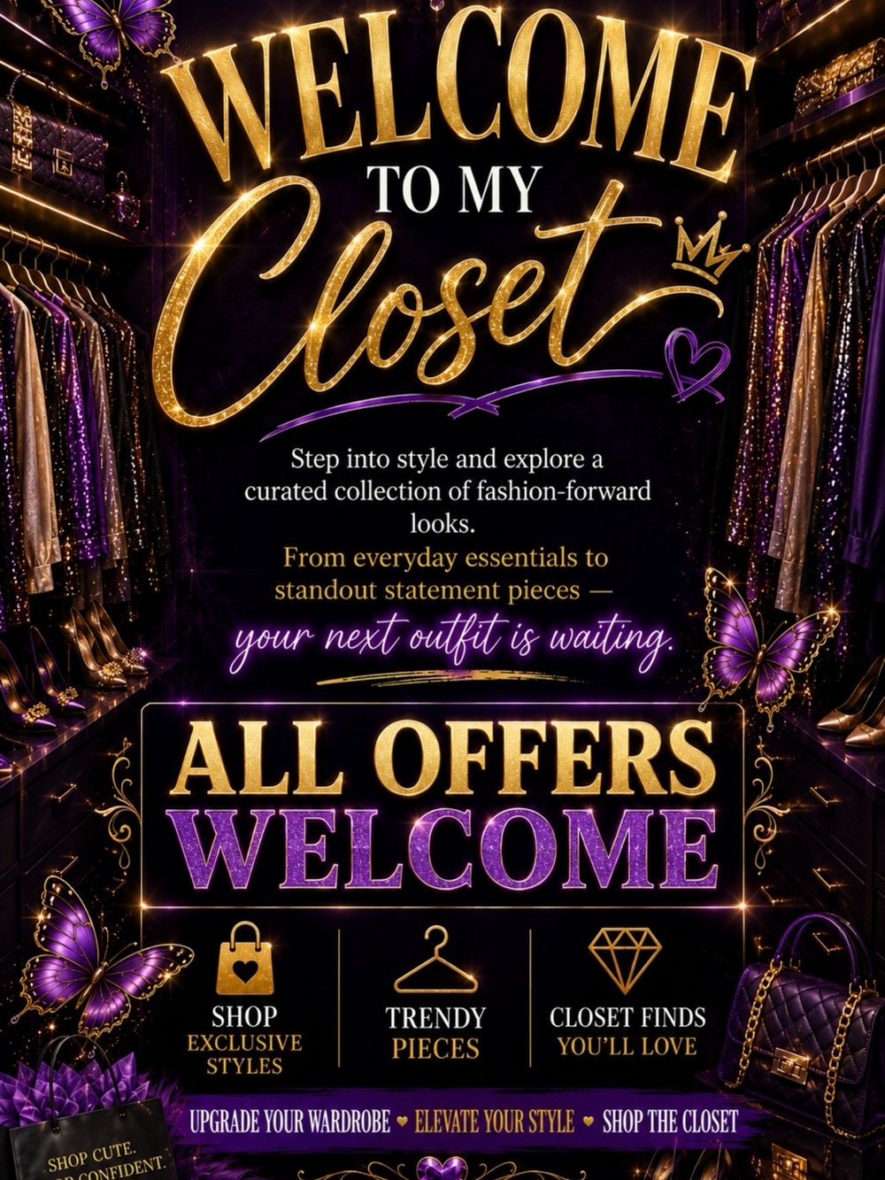 Welcome to My Closet All Offers Welcome